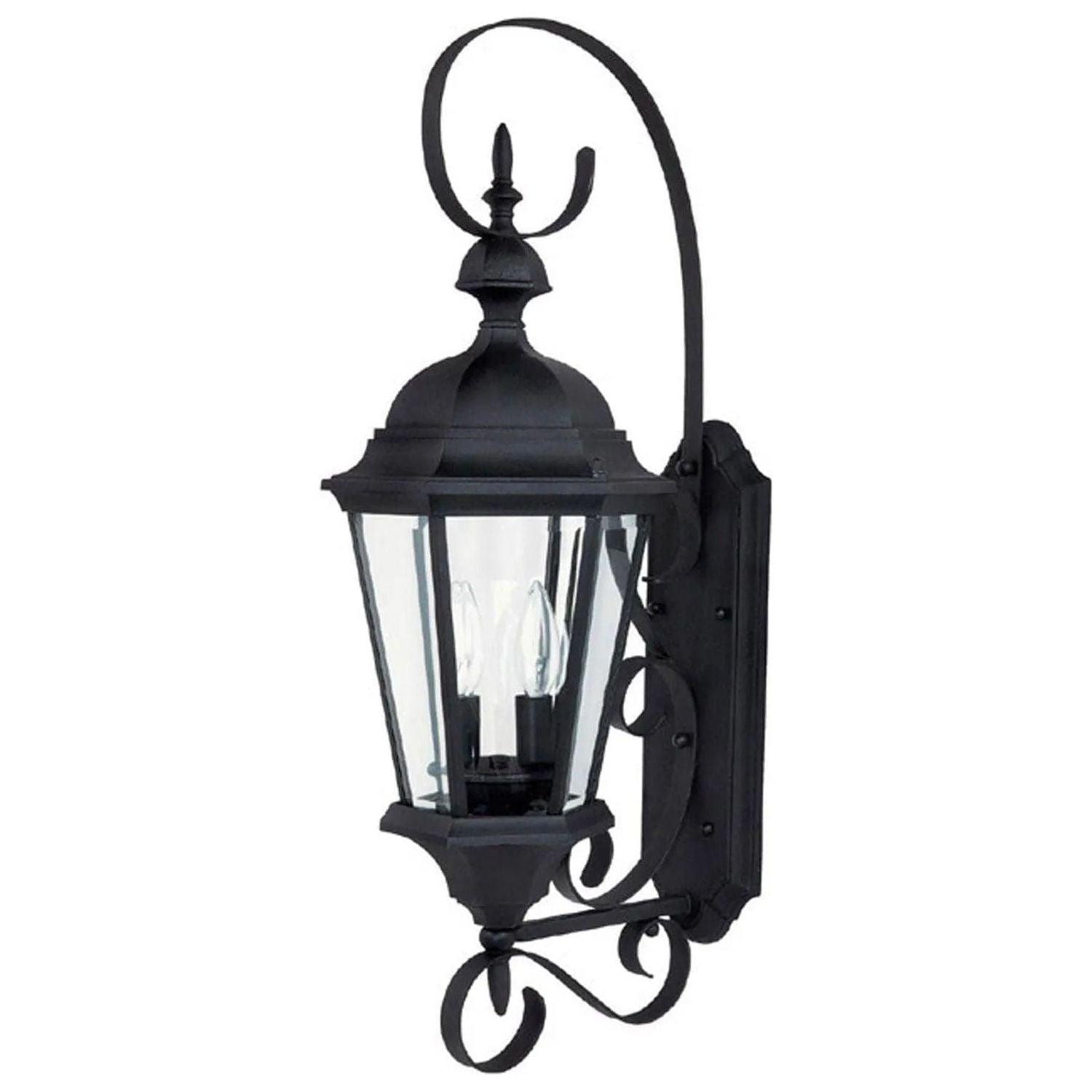 Capital Lighting Fixture Company - Carriage Outdoor Wall Lantern - 9722BK - Canada Light Shop
