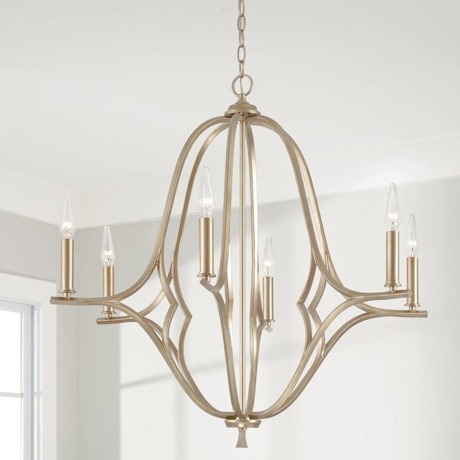 Capital Lighting Fixture Company - Claire Chandelier - 450001BS - Canada Light Shop