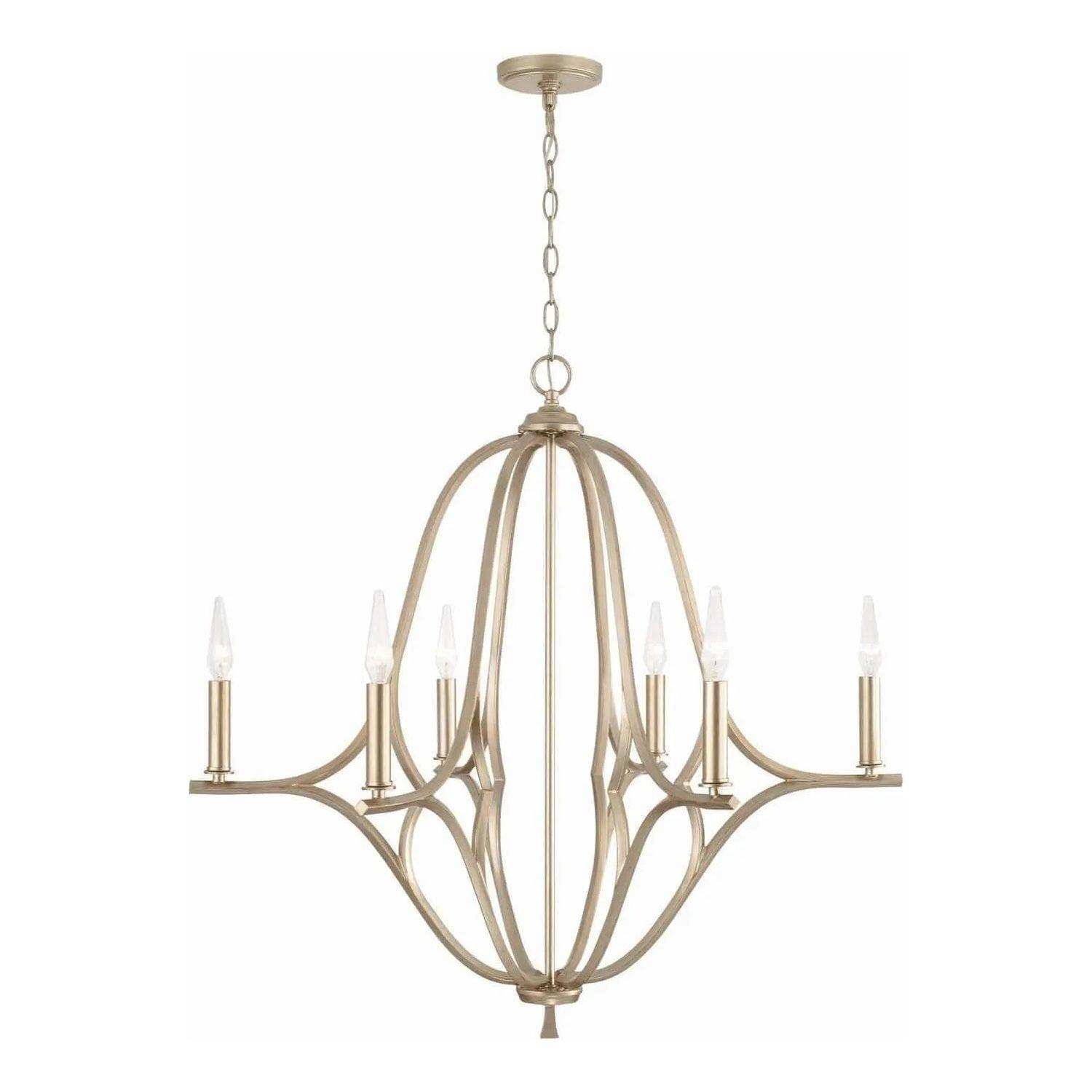 Capital Lighting Fixture Company - Claire Chandelier - 450061BS - Canada Light Shop