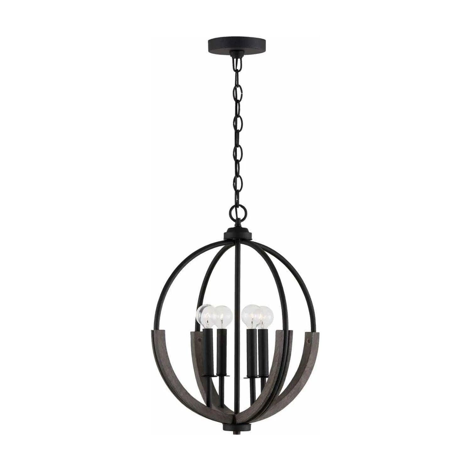 Capital Lighting Fixture Company - Clive Orb Pendant - 347642CK - Canada Light Shop