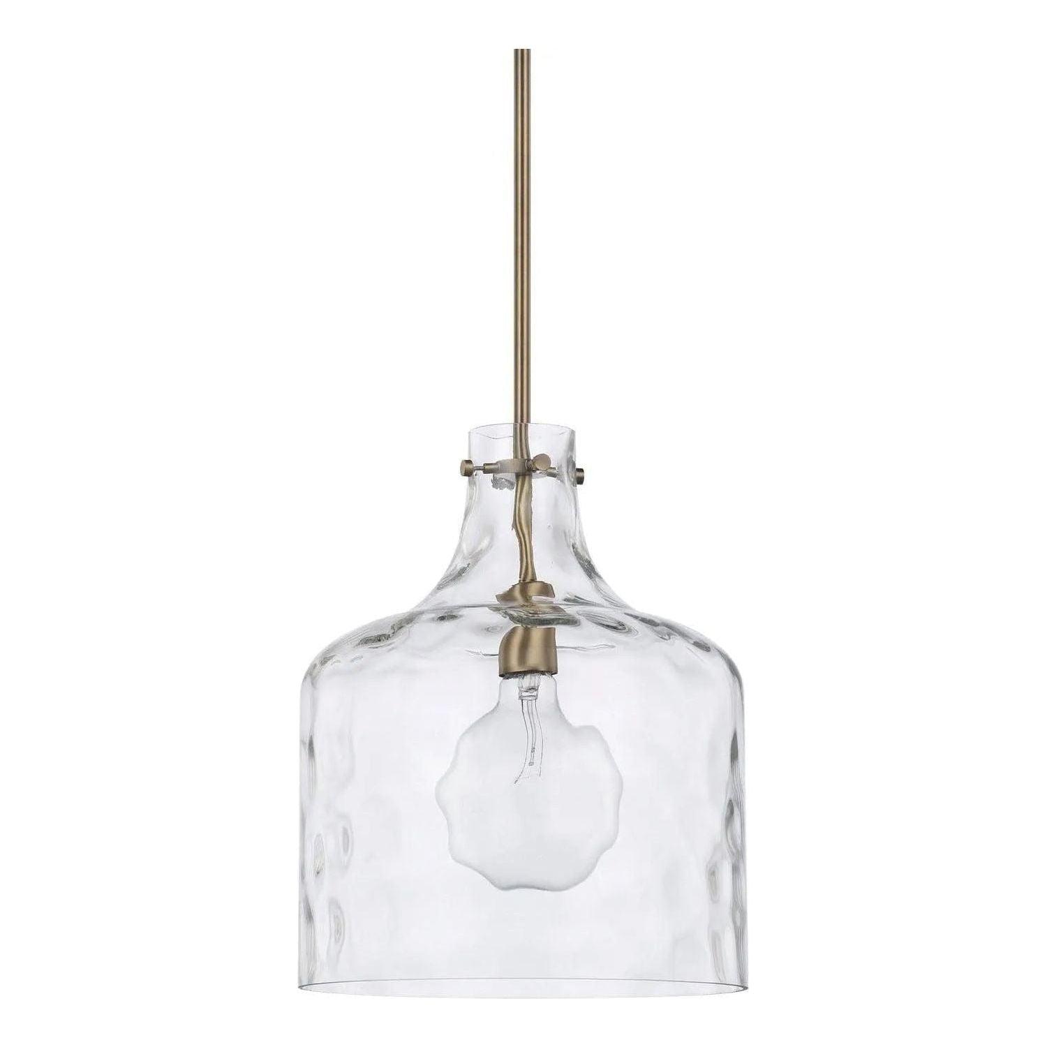 Capital Lighting Fixture Company - Crawford Water Glass Pendant - 325717AD - Canada Light Shop