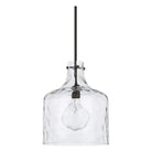 Capital Lighting Fixture Company - Crawford Water Glass Pendant - 325717BZ - Canada Light Shop