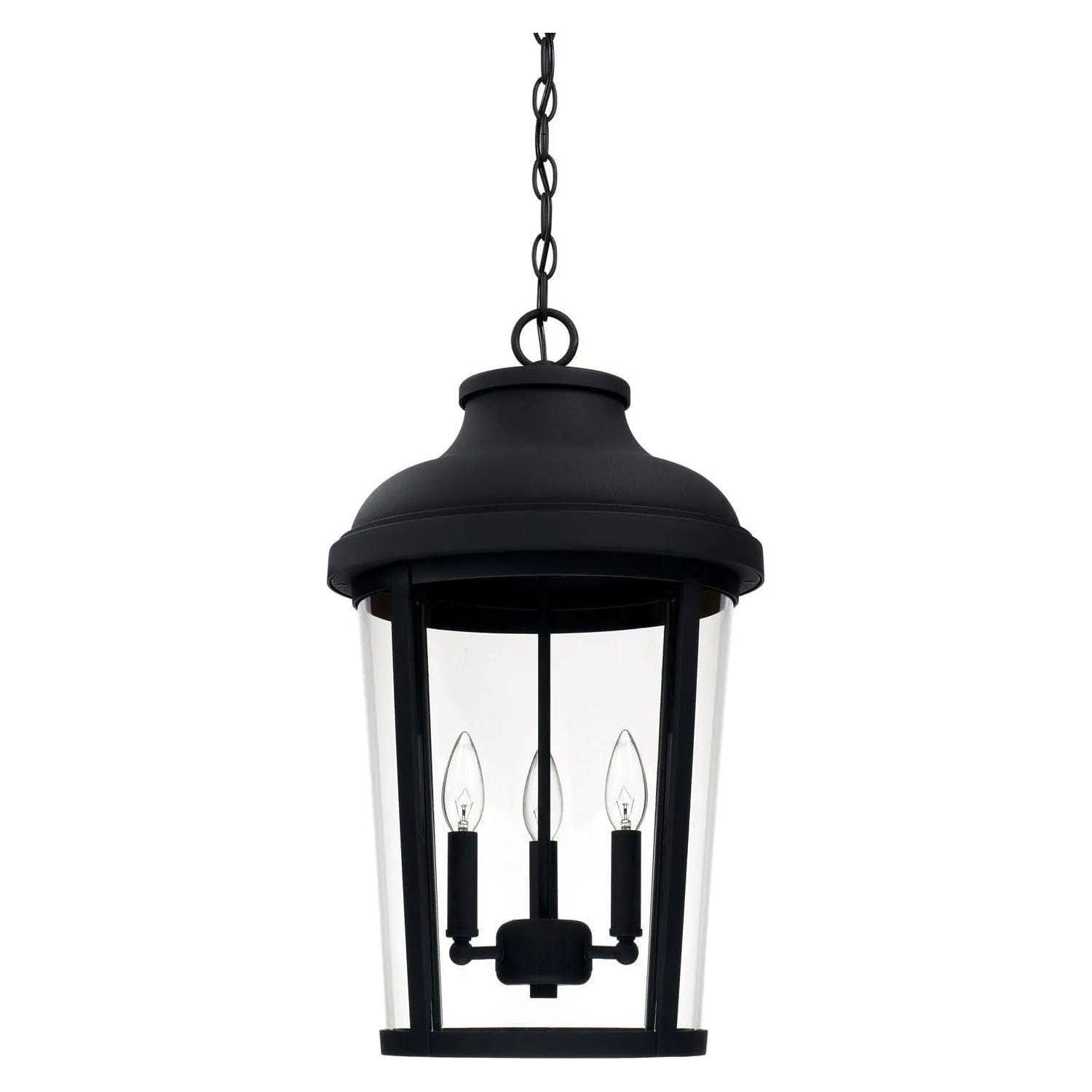 Capital Lighting Fixture Company - Dunbar Outdoor Hanging Lantern - 927033BK - Canada Light Shop