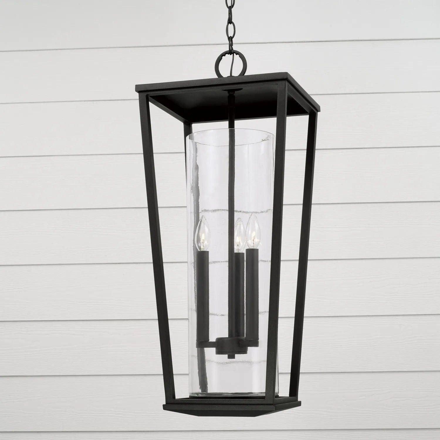 Capital Lighting Fixture Company - Elliott Outdoor Hanging Lantern - 948132BK - Canada Light Shop