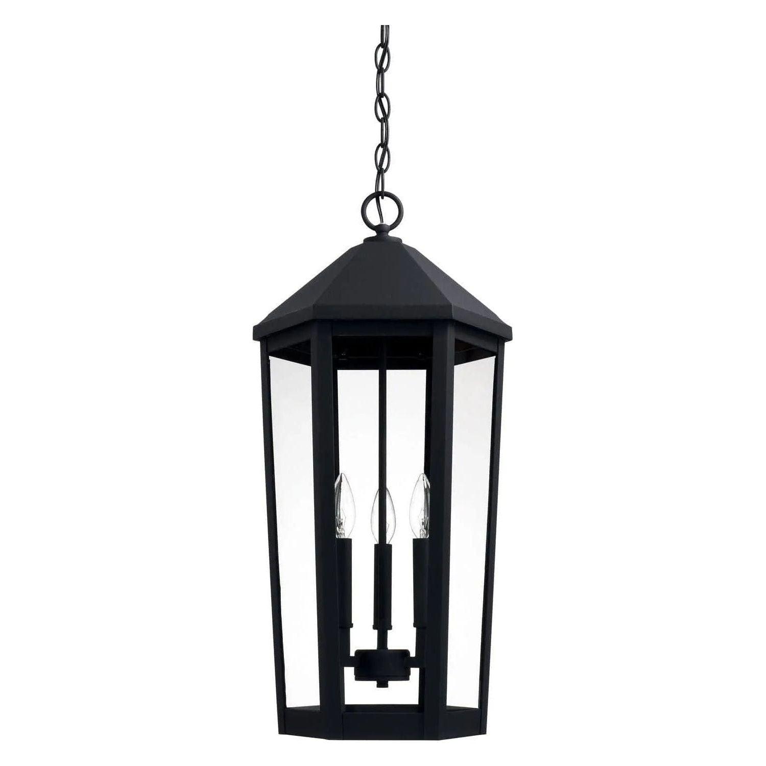 Capital Lighting Fixture Company - Ellsworth Outdoor Hanging Lantern - 926933BK - Canada Light Shop