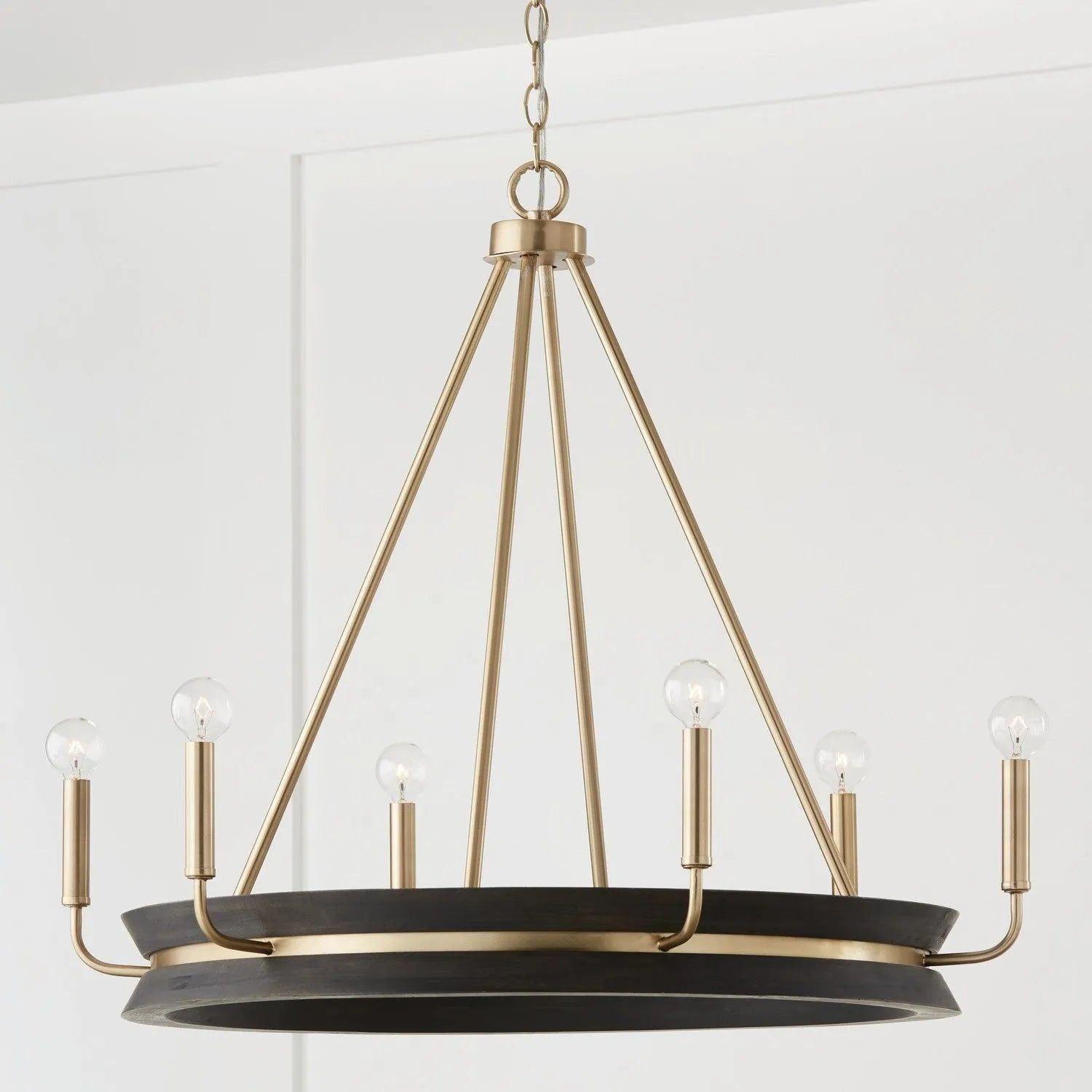 Capital Lighting Fixture Company - Finn Chandelier - 447361KR - Canada Light Shop