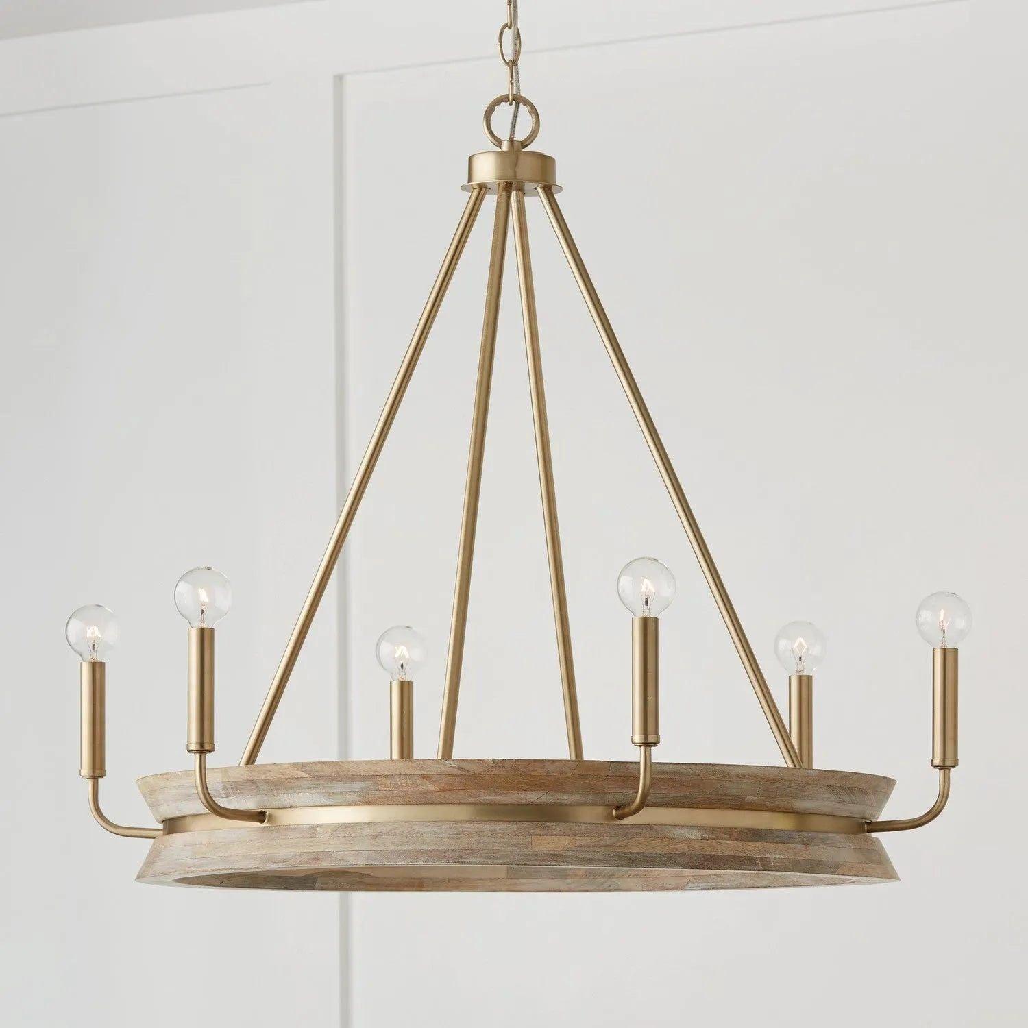 Capital Lighting Fixture Company - Finn Chandelier - 447361KR - Canada Light Shop