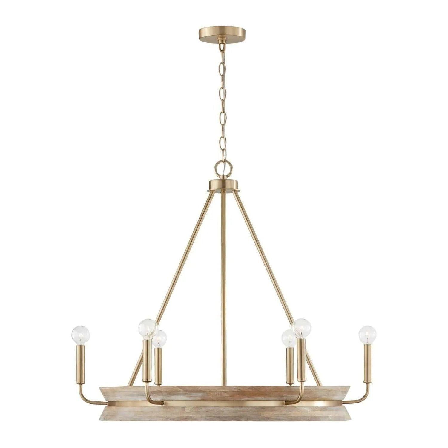 Capital Lighting Fixture Company - Finn Chandelier - 447361WS - Canada Light Shop