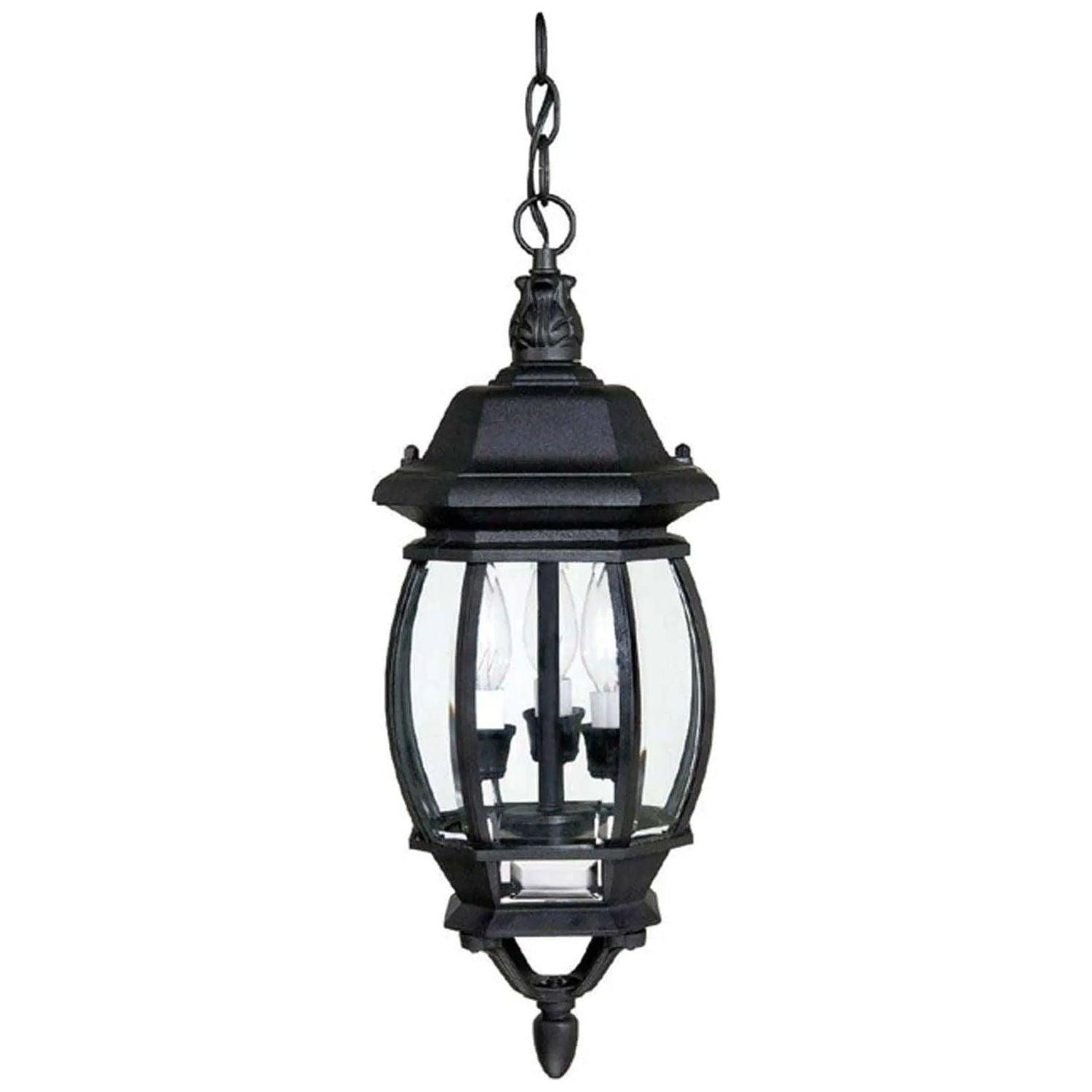 Capital Lighting Fixture Company - French Outdoor Hanging Lantern - 9864BK - Canada Light Shop