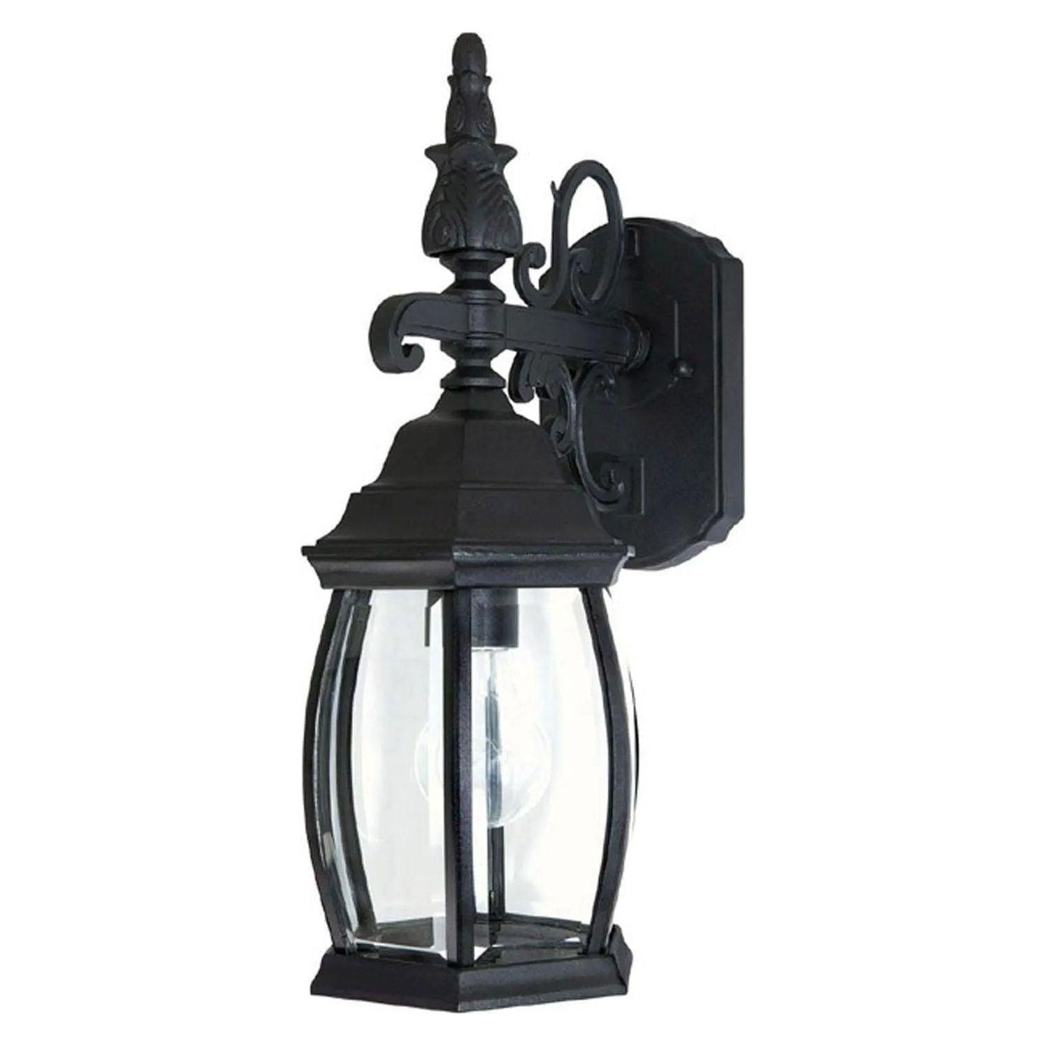 Capital Lighting Fixture Company - French Outdoor Wall Lantern - 9866BK - Canada Light Shop