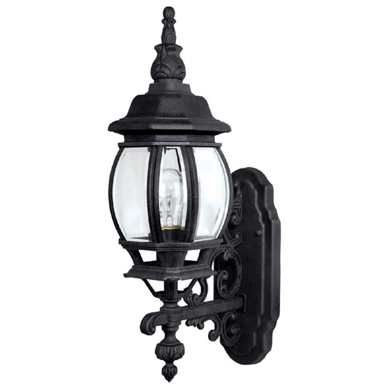 Capital Lighting Fixture Company - French Outdoor Wall Lantern - 9867BK - Canada Light Shop