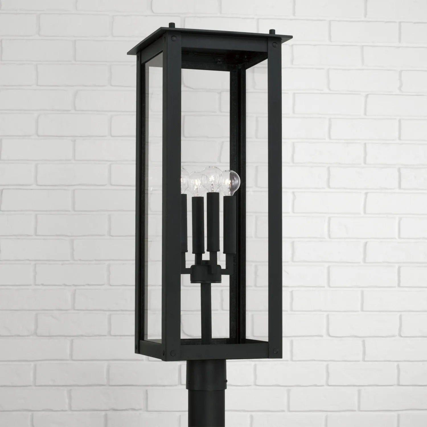 Capital Lighting Fixture Company - Hunt Outdoor Post-Lantern - 934643BK - Canada Light Shop