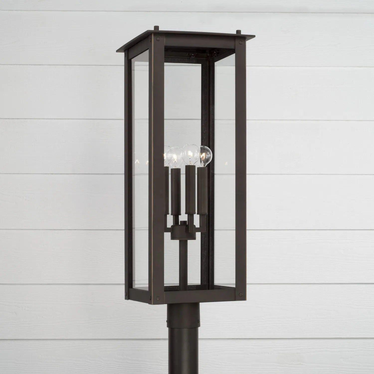 Capital Lighting Fixture Company - Hunt Outdoor Post-Lantern - 934643BK - Canada Light Shop