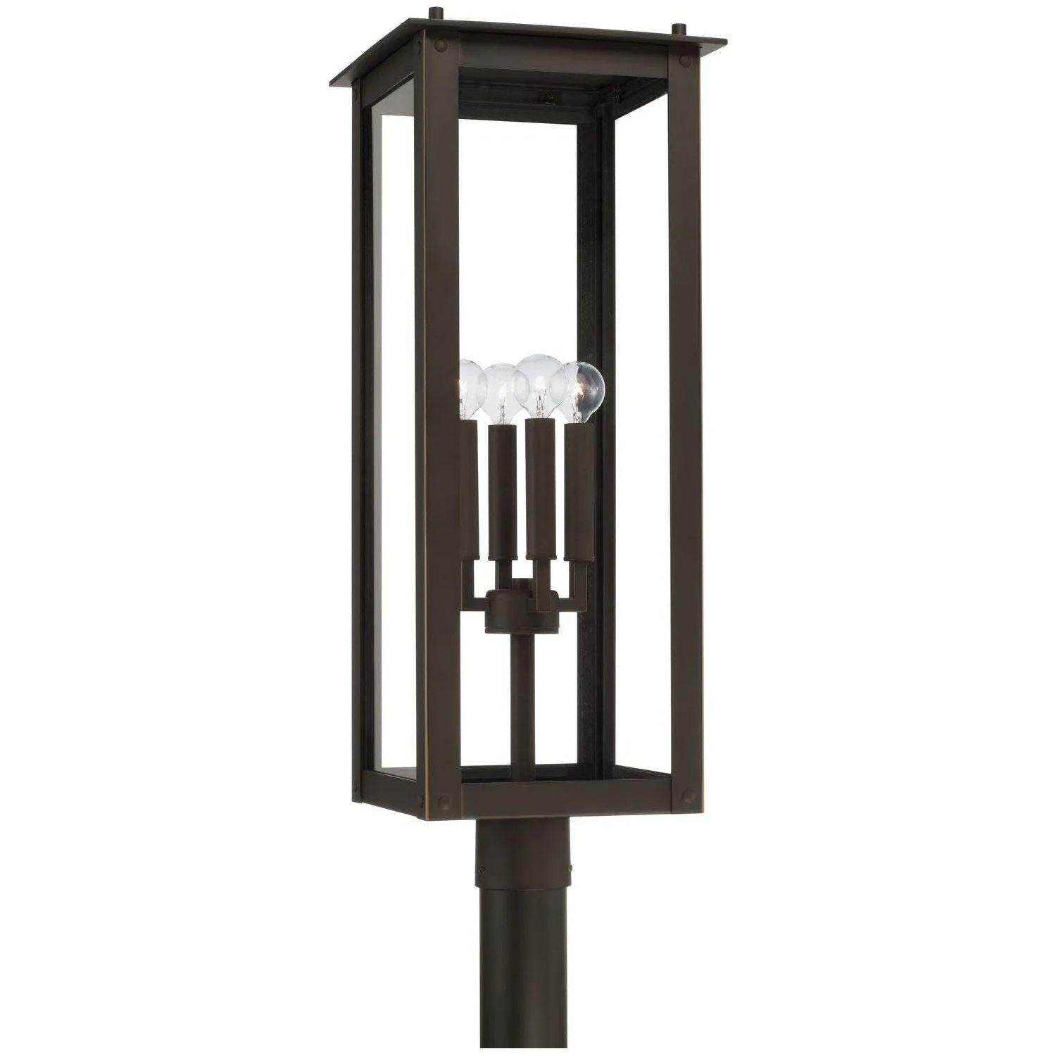 Capital Lighting Fixture Company - Hunt Outdoor Post-Lantern - 934643OZ - Canada Light Shop