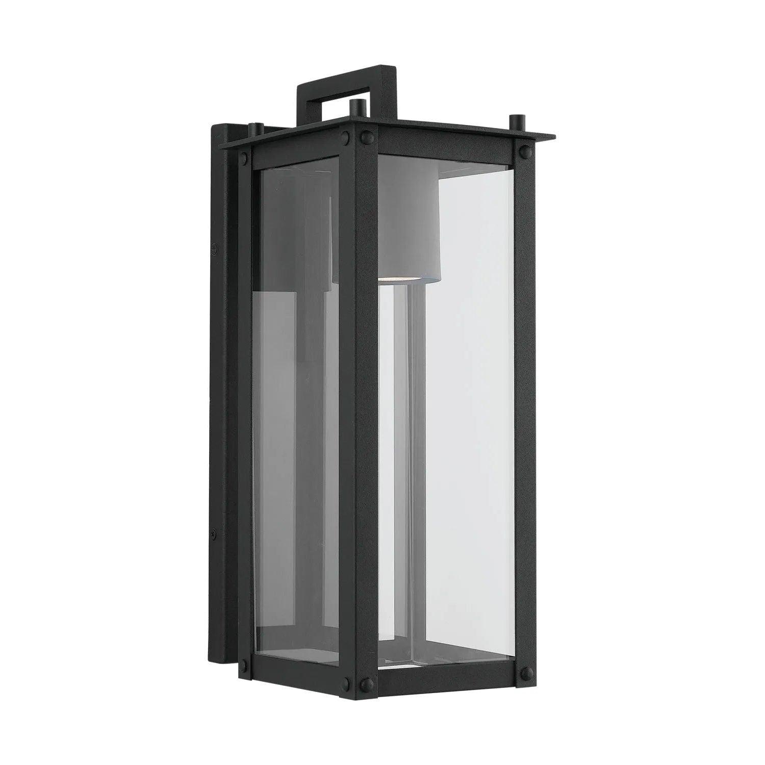 Capital Lighting Fixture Company - Hunt Outdoor Wall Lantern - 934611BK-GL - Canada Light Shop