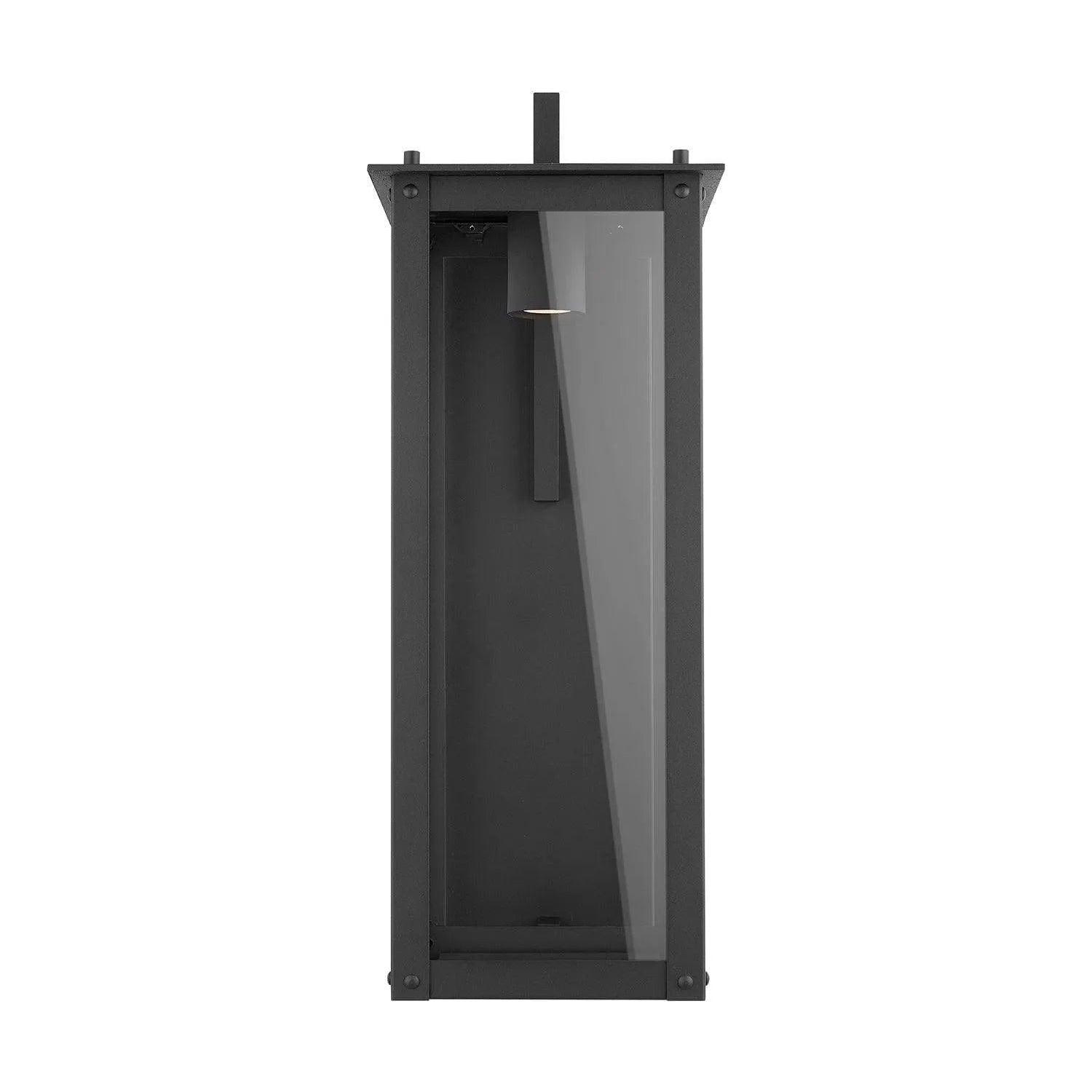 Capital Lighting Fixture Company - Hunt Outdoor Wall Lantern - 934641BK-GL - Canada Light Shop