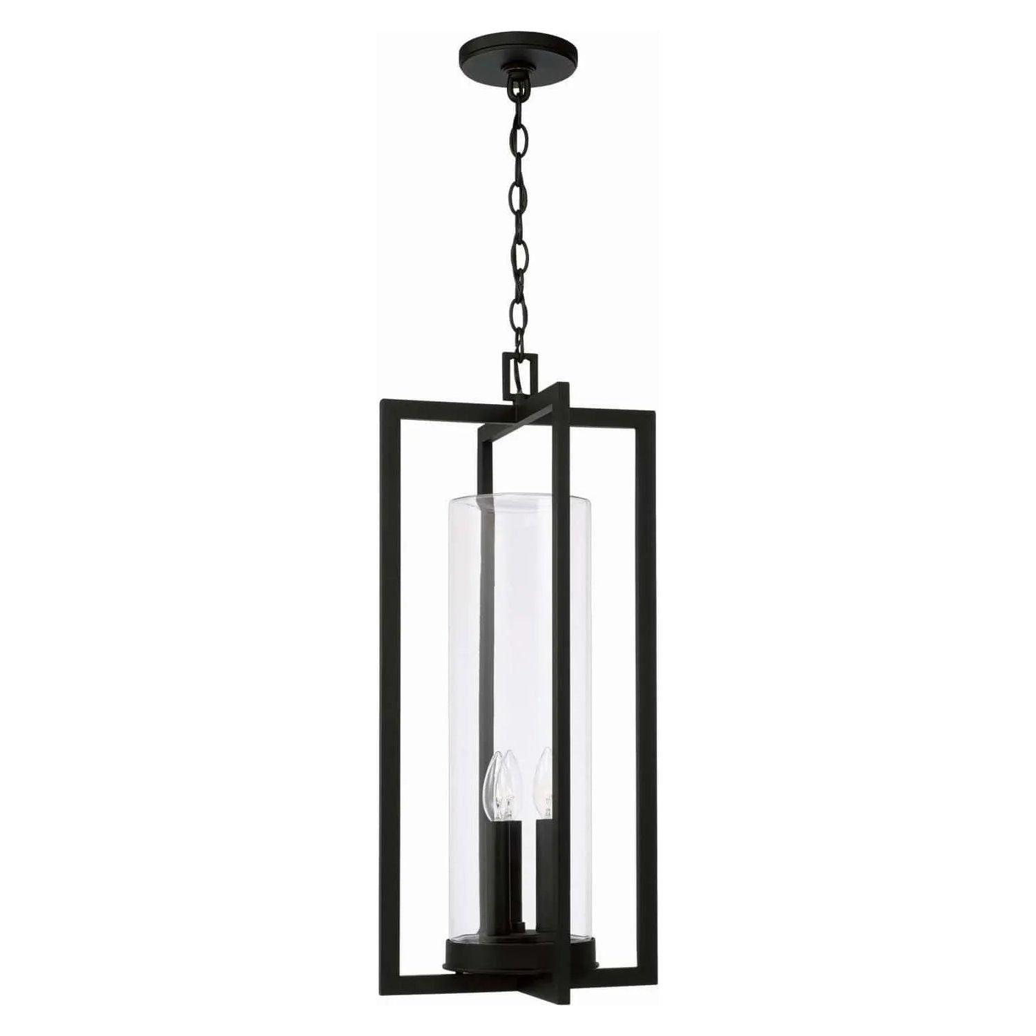 Capital Lighting Fixture Company - Kent Outdoor Hanging Lantern - 948232BK - Canada Light Shop