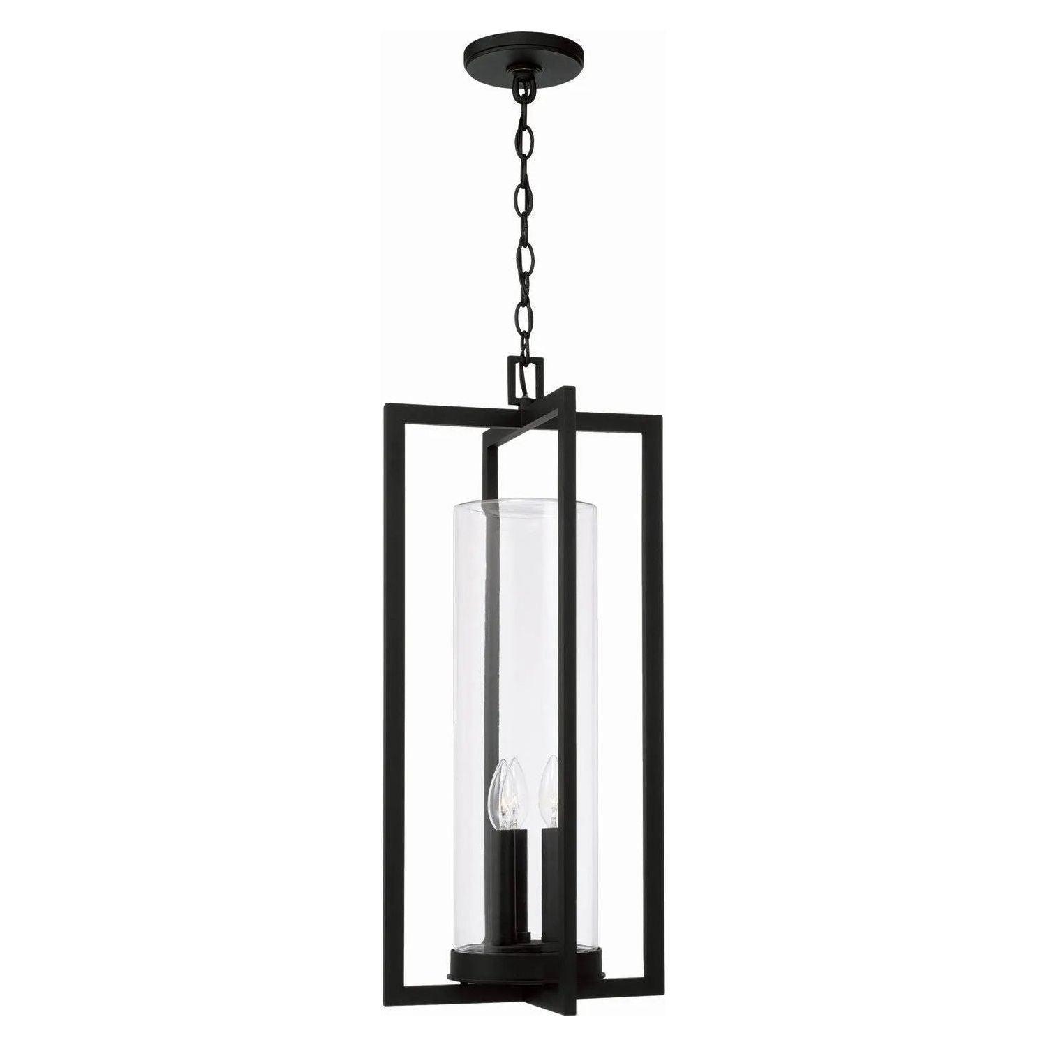 Capital Lighting Fixture Company - Kent Outdoor Hanging Lantern - 948232BK - Canada Light Shop