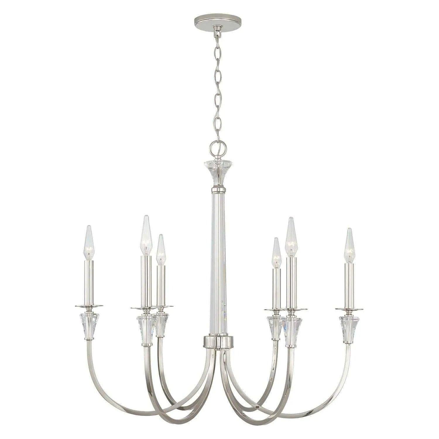 Capital Lighting Fixture Company - Laurent Chandelier - 441861PN - Canada Light Shop