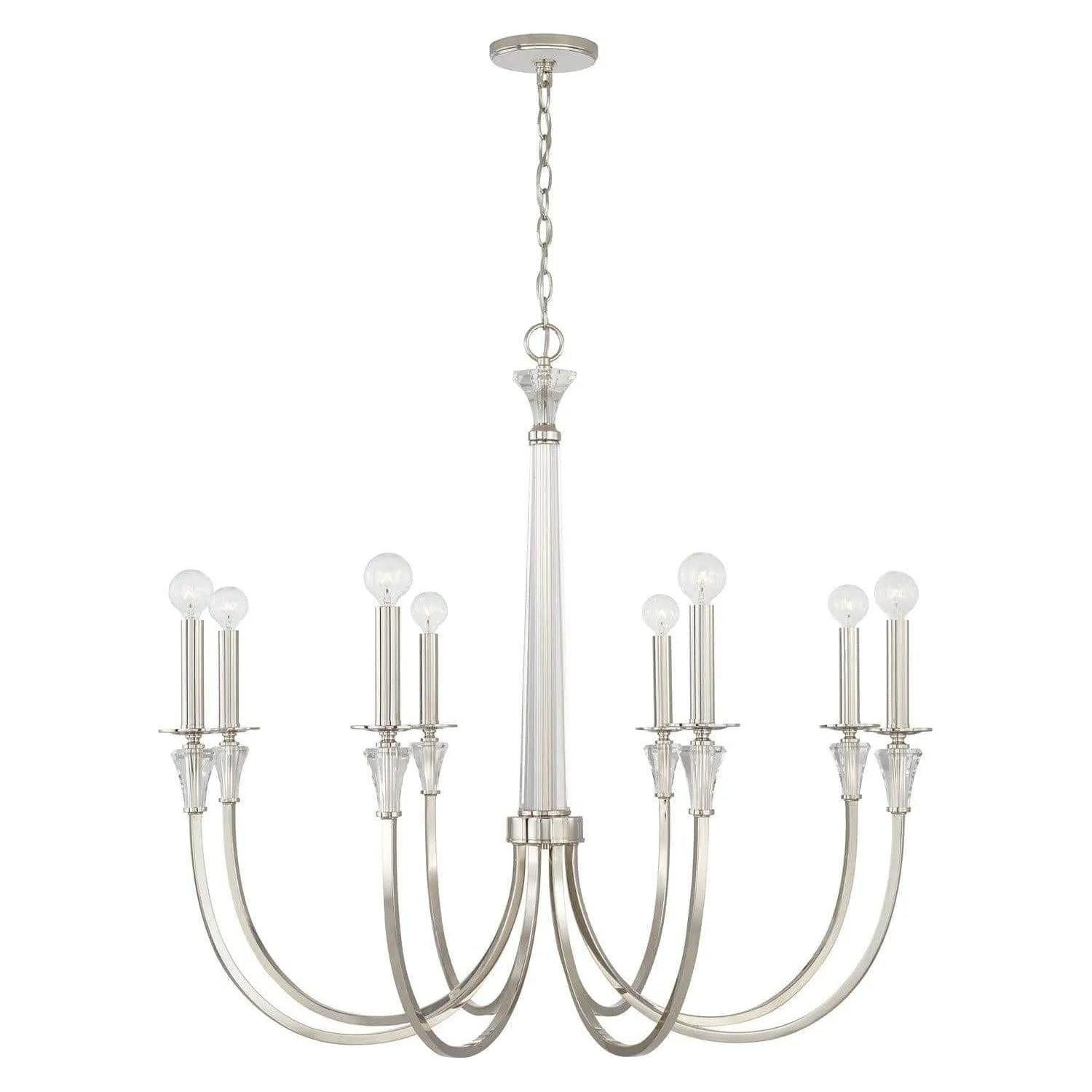 Capital Lighting Fixture Company - Laurent Chandelier - 441881PN - Canada Light Shop