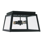 Capital Lighting Fixture Company - Leighton Outdoor Flush Mount - 943736BK - Canada Light Shop