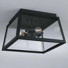 Capital Lighting Fixture Company - Leighton Outdoor Flush Mount - 943736BK - Canada Light Shop