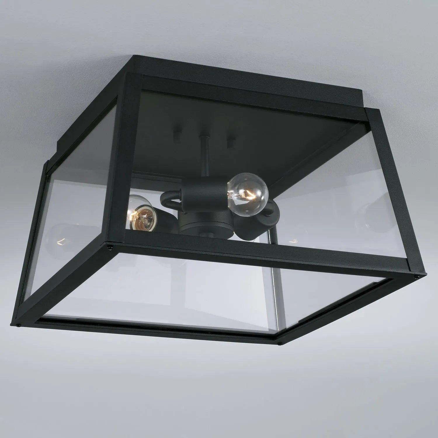 Capital Lighting Fixture Company - Leighton Outdoor Flush Mount - 943736BK - Canada Light Shop