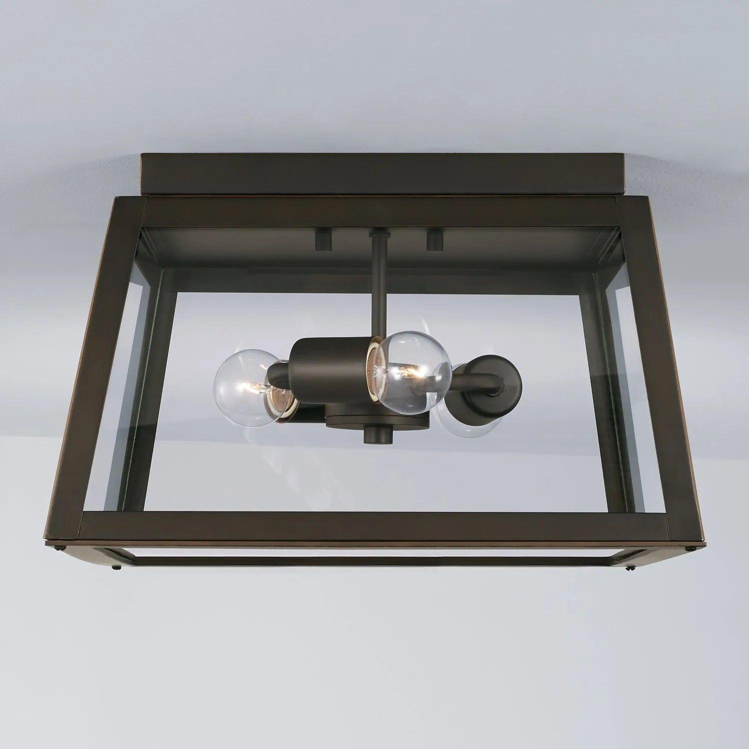 Capital Lighting Fixture Company - Leighton Outdoor Flush Mount - 943736BK - Canada Light Shop