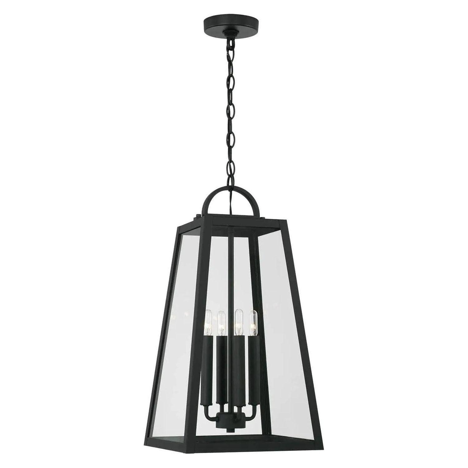 Capital Lighting Fixture Company - Leighton Outdoor Hanging Lantern - 943744BK - Canada Light Shop