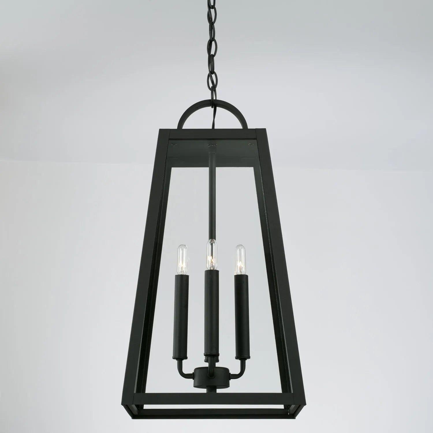Capital Lighting Fixture Company - Leighton Outdoor Hanging Lantern - 943744BK - Canada Light Shop