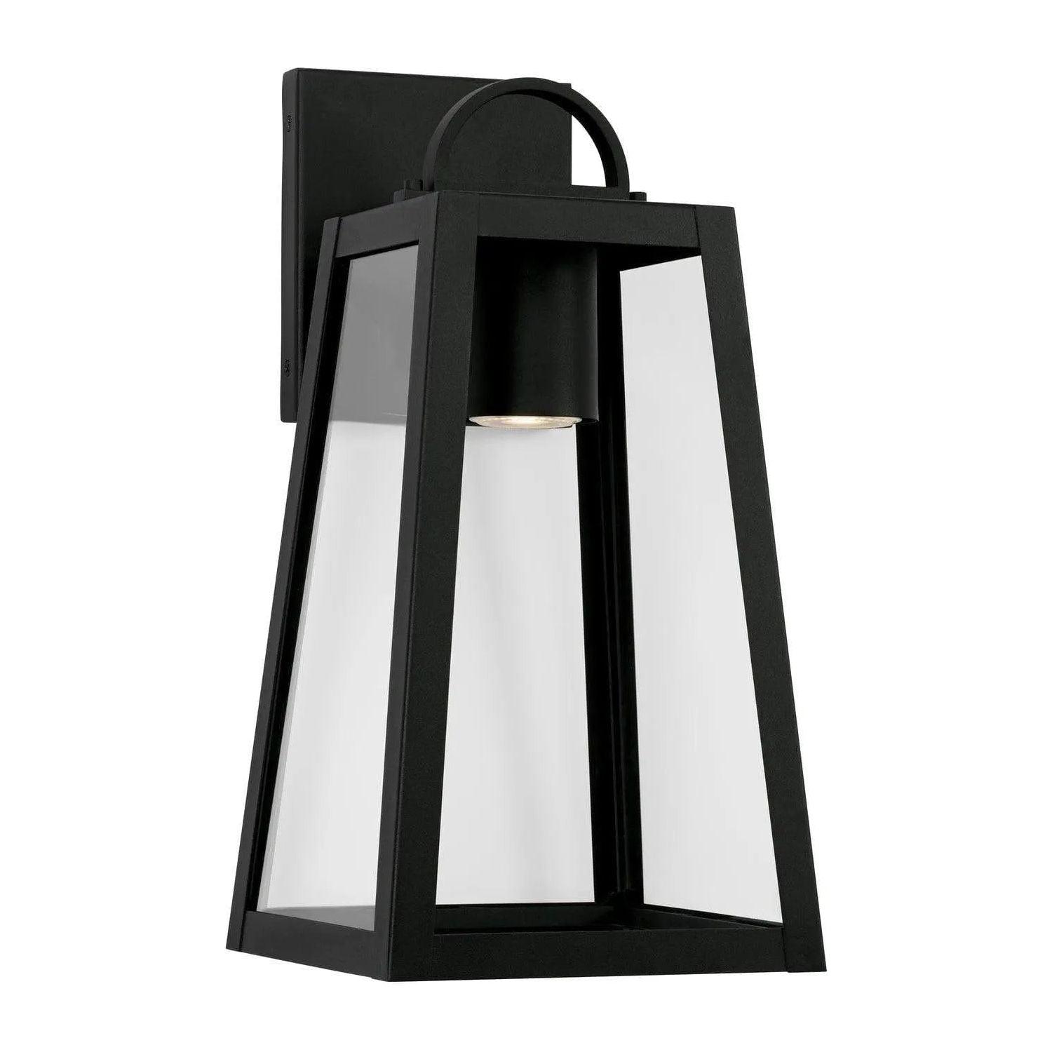 Capital Lighting Fixture Company - Leighton Outdoor Wall Lantern - 943711BK-GL - Canada Light Shop
