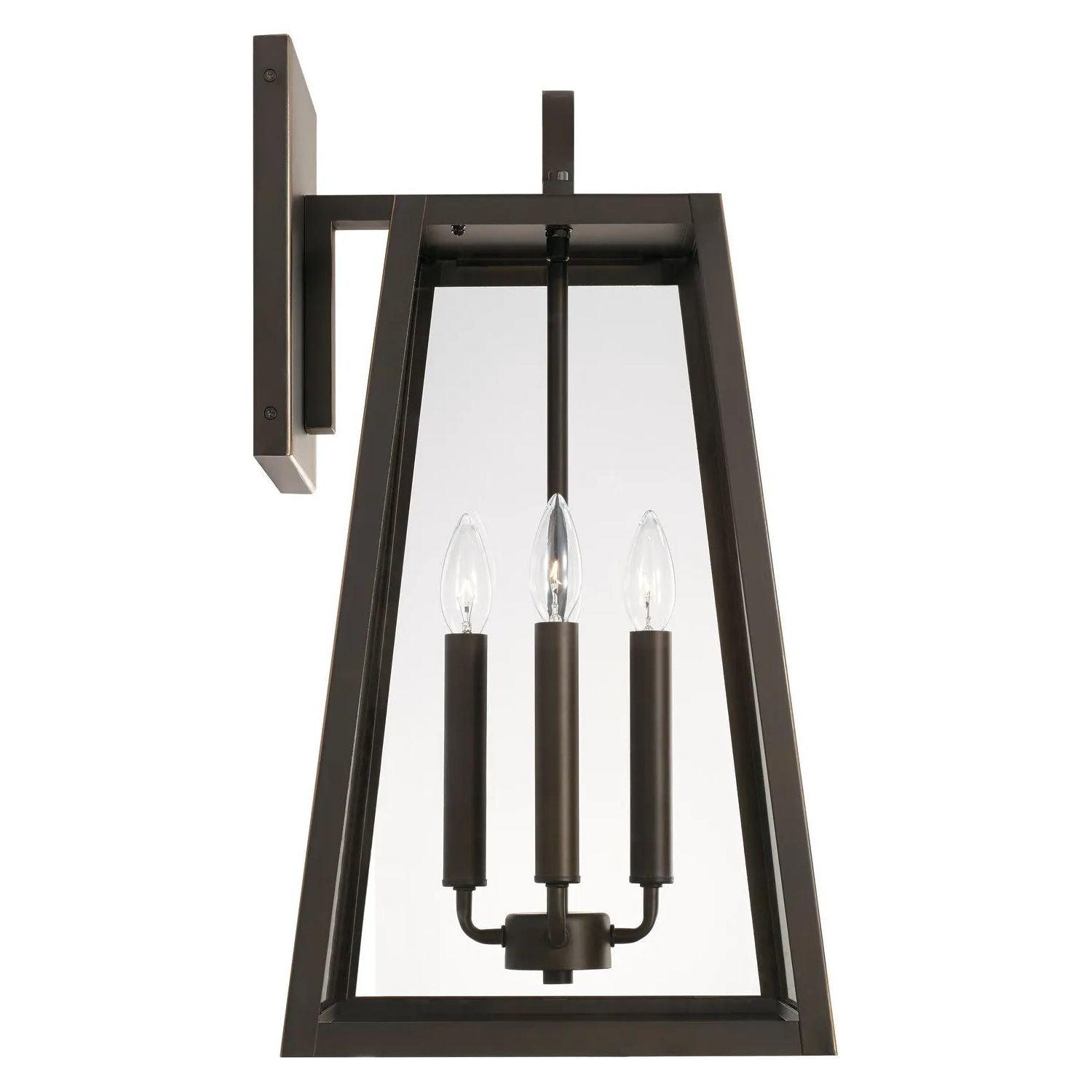 Capital Lighting Fixture Company - Leighton Outdoor Wall Lantern - 943711BK - Canada Light Shop