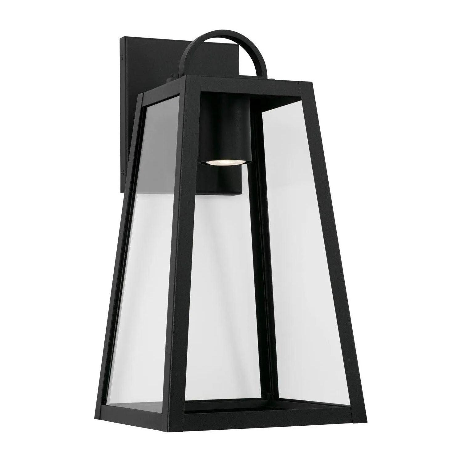 Capital Lighting Fixture Company - Leighton Outdoor Wall Lantern - 943712BK-GL - Canada Light Shop