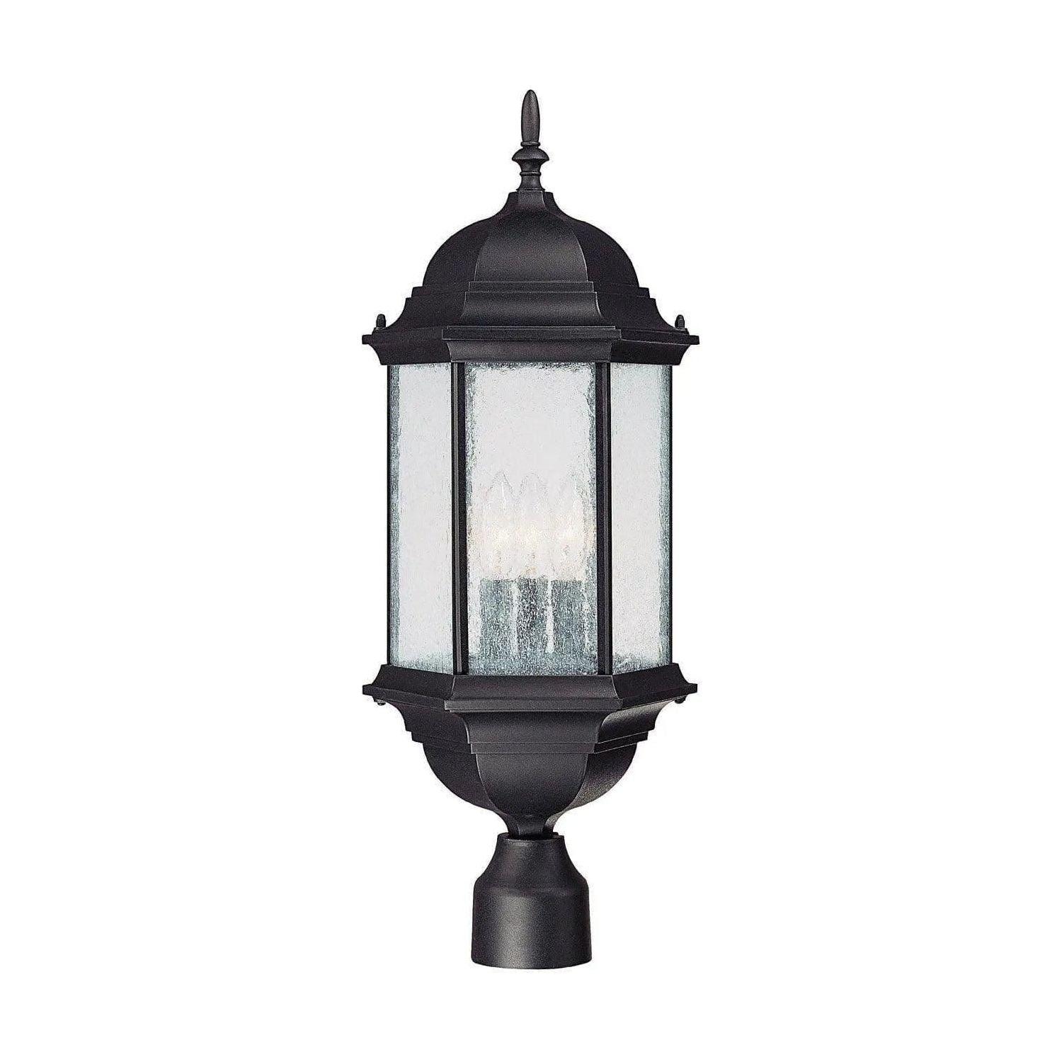 Capital Lighting Fixture Company - Main Outdoor Post Lantern - 9837BK - Canada Light Shop