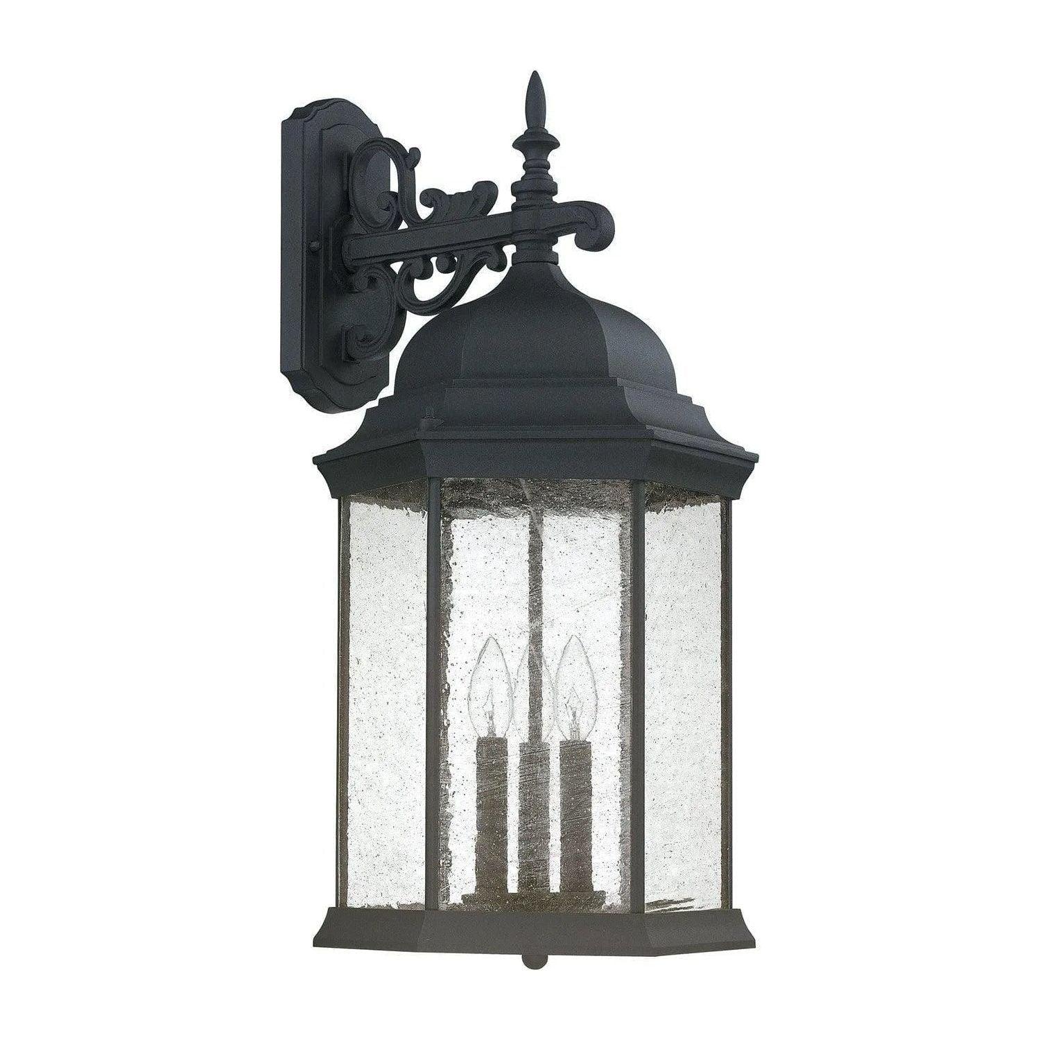 Capital Lighting Fixture Company - Main Outdoor Wall Lantern - 9838BK - Canada Light Shop