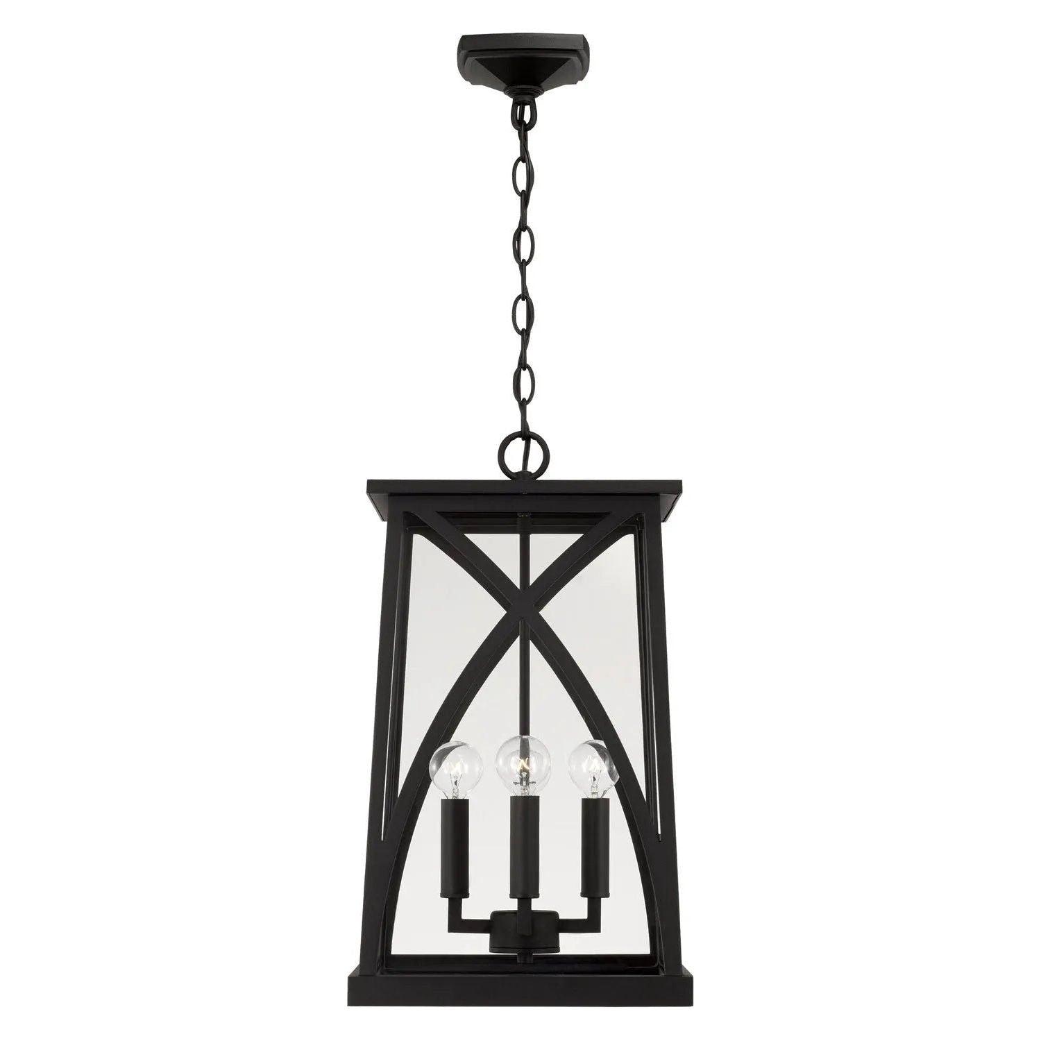 Capital Lighting Fixture Company - Marshall Outdoor Hanging Lantern - 946542BK - Canada Light Shop