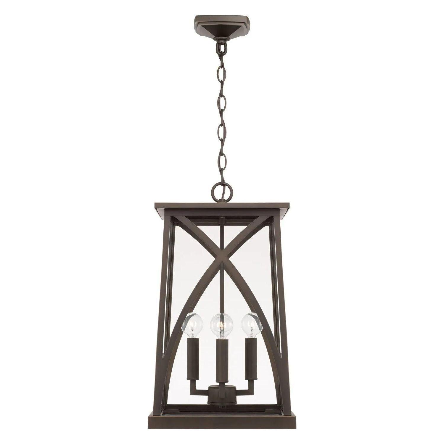 Capital Lighting Fixture Company - Marshall Outdoor Hanging Lantern - 946542BK - Canada Light Shop