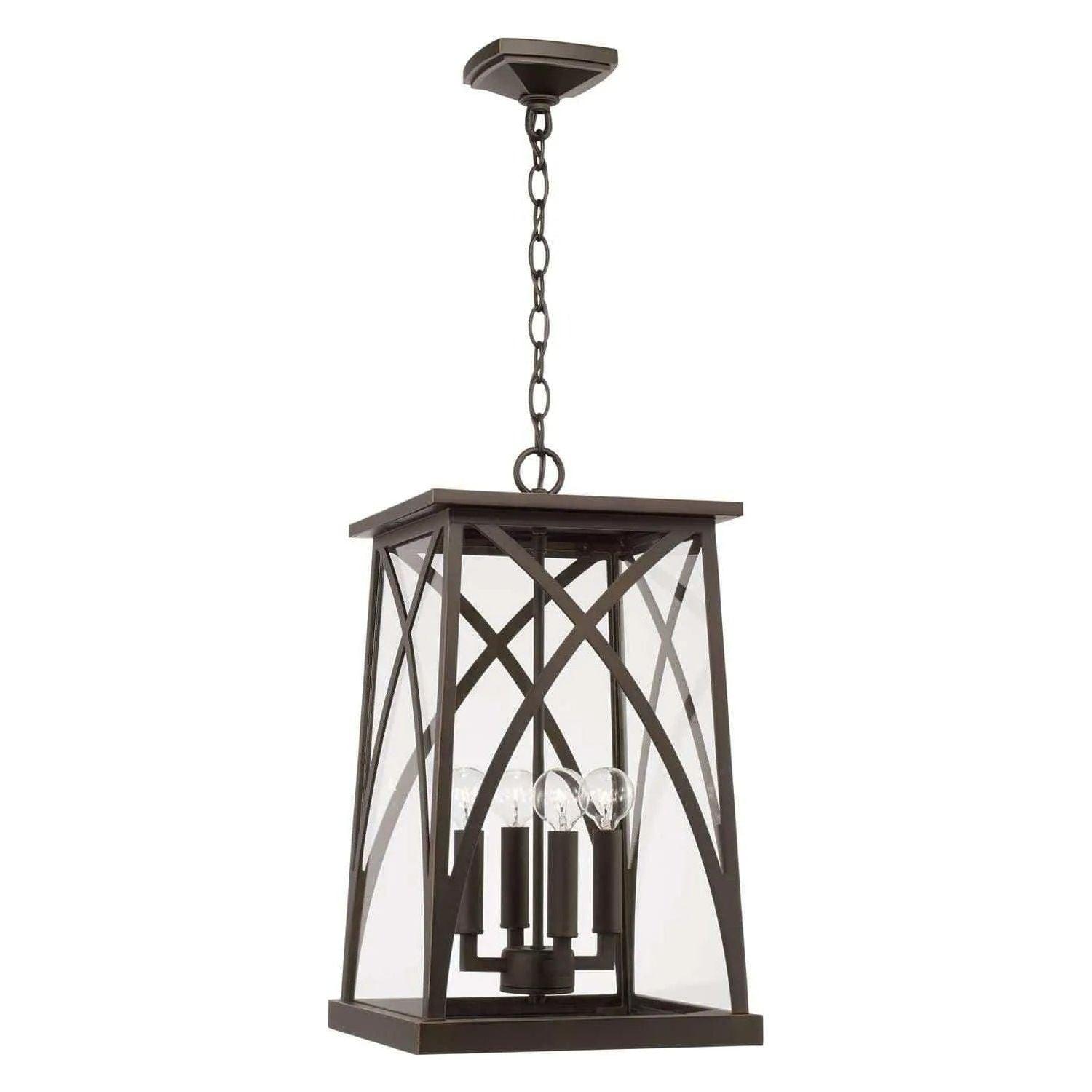 Capital Lighting Fixture Company - Marshall Outdoor Hanging Lantern - 946542OZ - Canada Light Shop