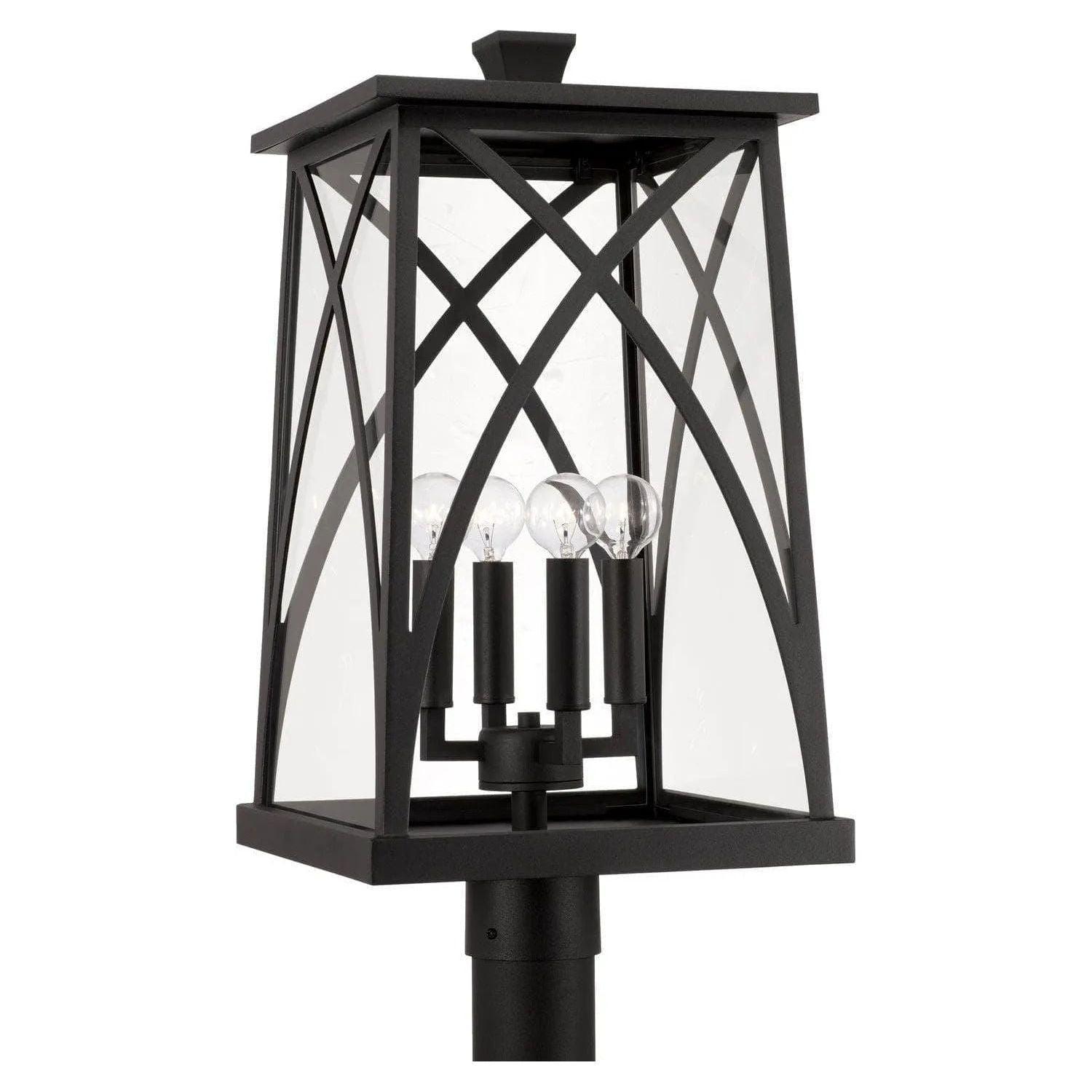 Capital Lighting Fixture Company - Marshall Outdoor Post Lantern - 946543BK - Canada Light Shop