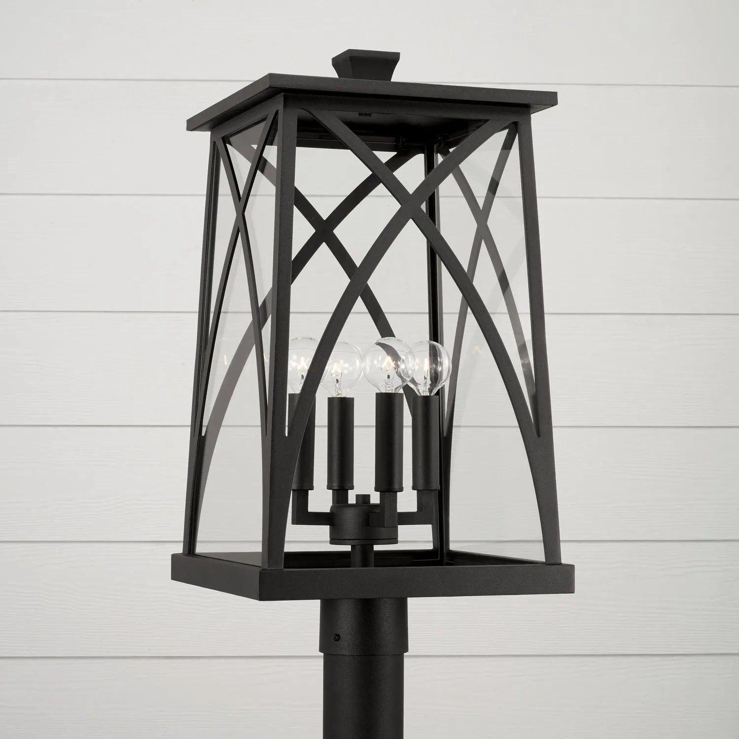 Capital Lighting Fixture Company - Marshall Outdoor Post Lantern - 946543BK - Canada Light Shop