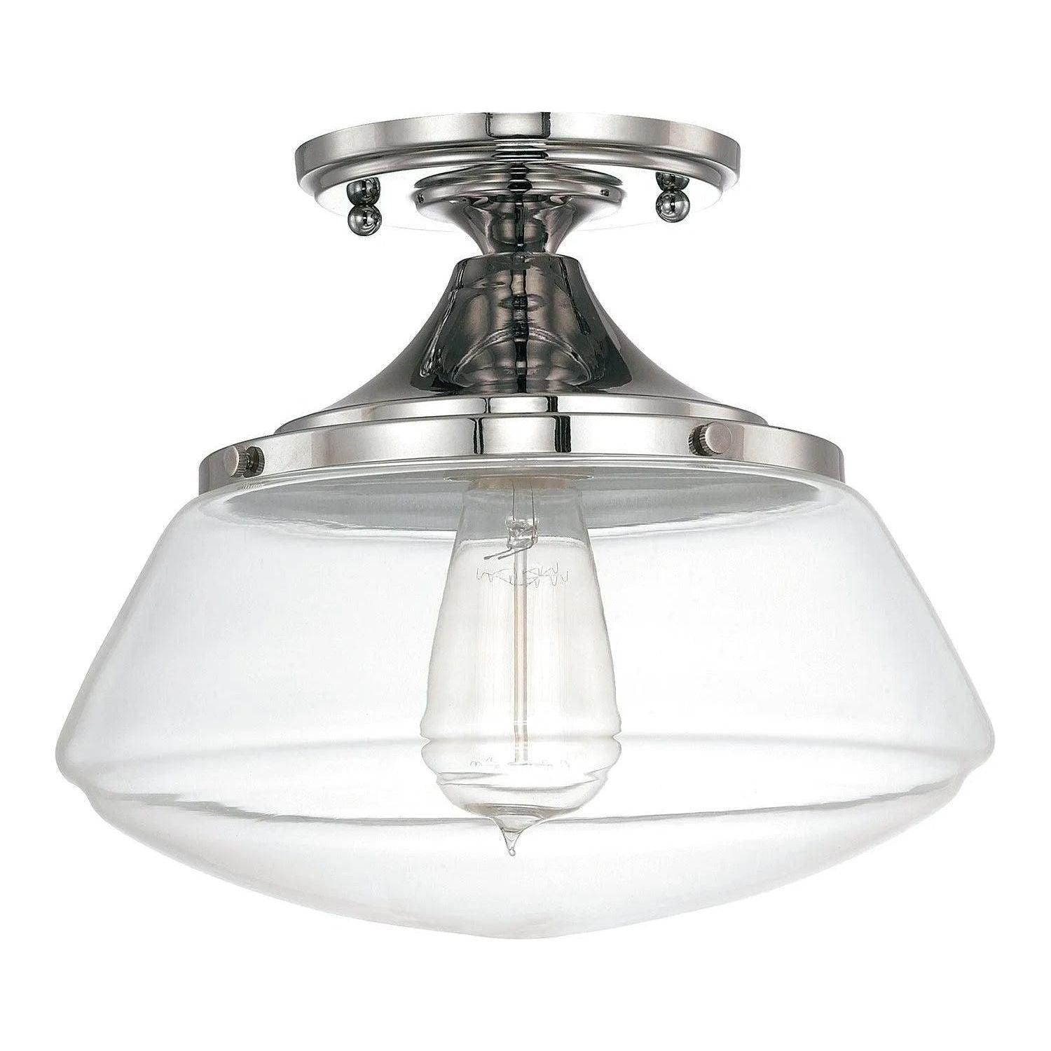 Capital Lighting Fixture Company - Schoolhouse Semi-Flush Mount - 3537PN-134 - Canada Light Shop