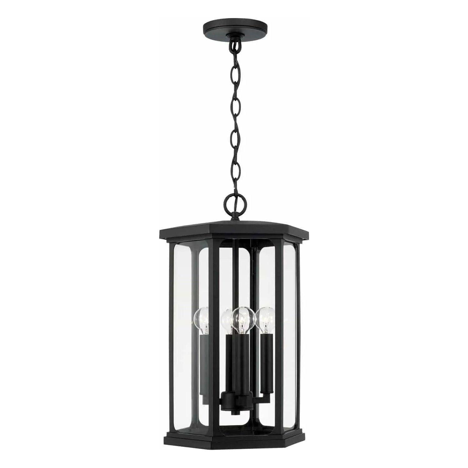 Capital Lighting Fixture Company - Walton Outdoor Hanging Lantern - 946642BK - Canada Light Shop