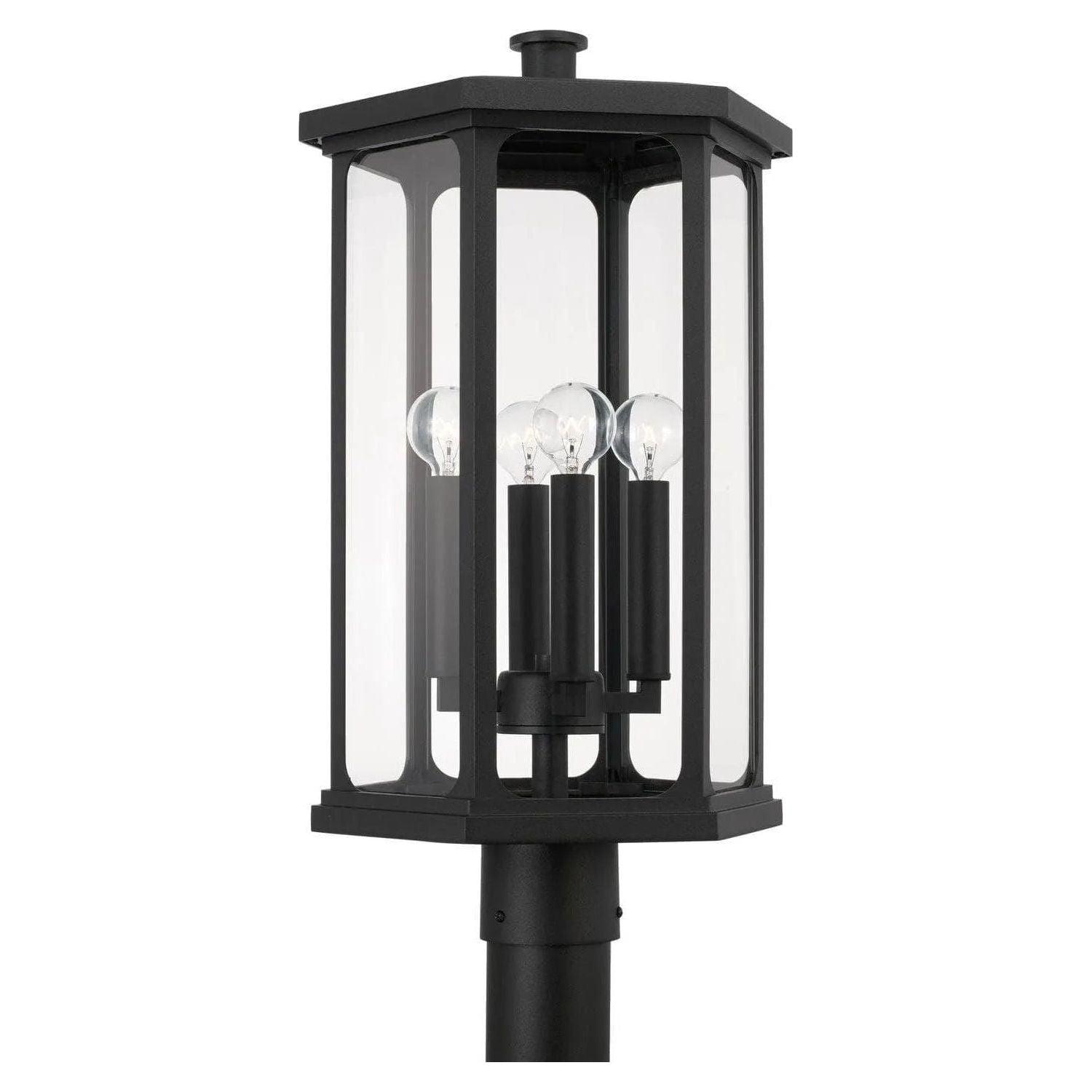 Capital Lighting Fixture Company - Walton Outdoor Post Lantern - 946643BK - Canada Light Shop