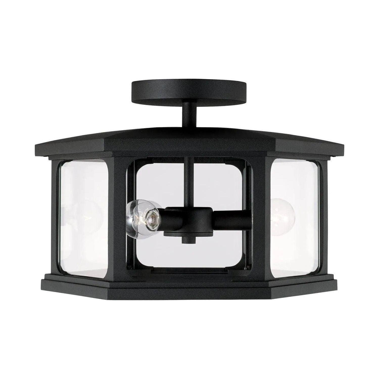 Capital Lighting Fixture Company - Walton Outdoor Semi-Flush Mount - 946632BK - Canada Light Shop