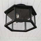 Capital Lighting Fixture Company - Walton Outdoor Semi-Flush Mount - 946632BK - Canada Light Shop