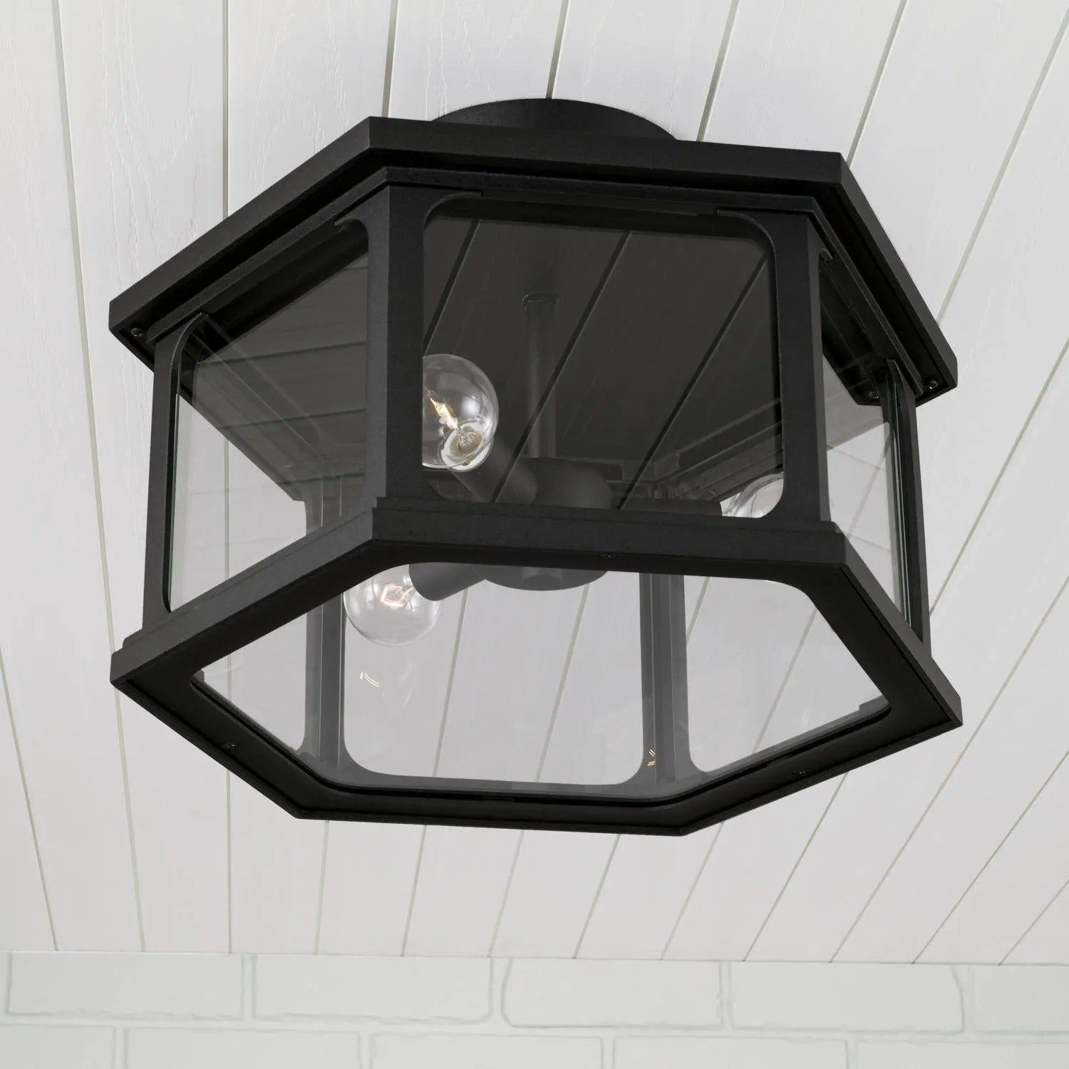 Capital Lighting Fixture Company - Walton Outdoor Semi-Flush Mount - 946632BK - Canada Light Shop