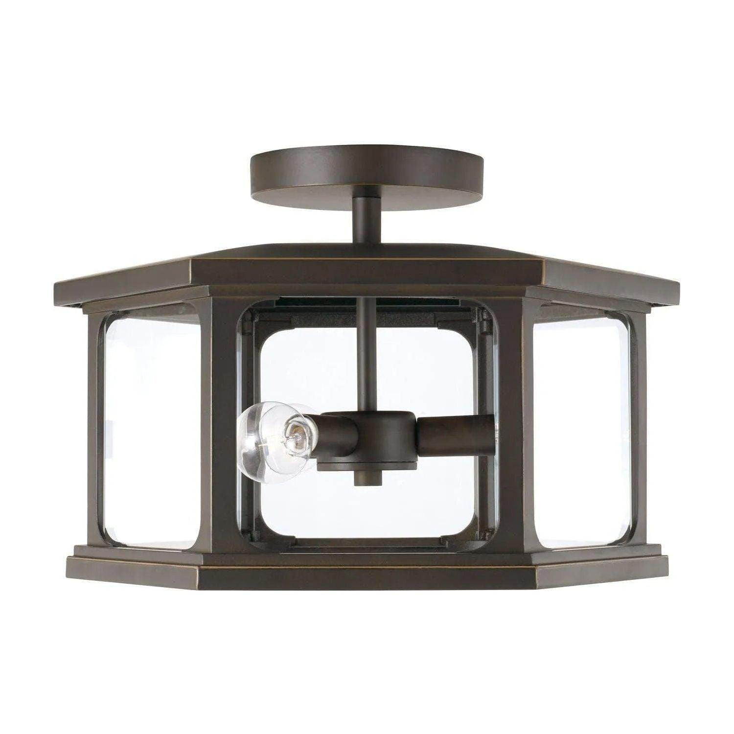 Capital Lighting Fixture Company - Walton Outdoor Semi-Flush Mount - 946632OZ - Canada Light Shop