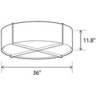 Cerno - Plura 36 Flushmount - 08-100-36DA-27P1 - Canada Light Shop