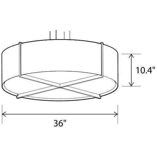 Cerno - Plura 36 Pendant - 06-230-36DA-27P1 - Canada Light Shop