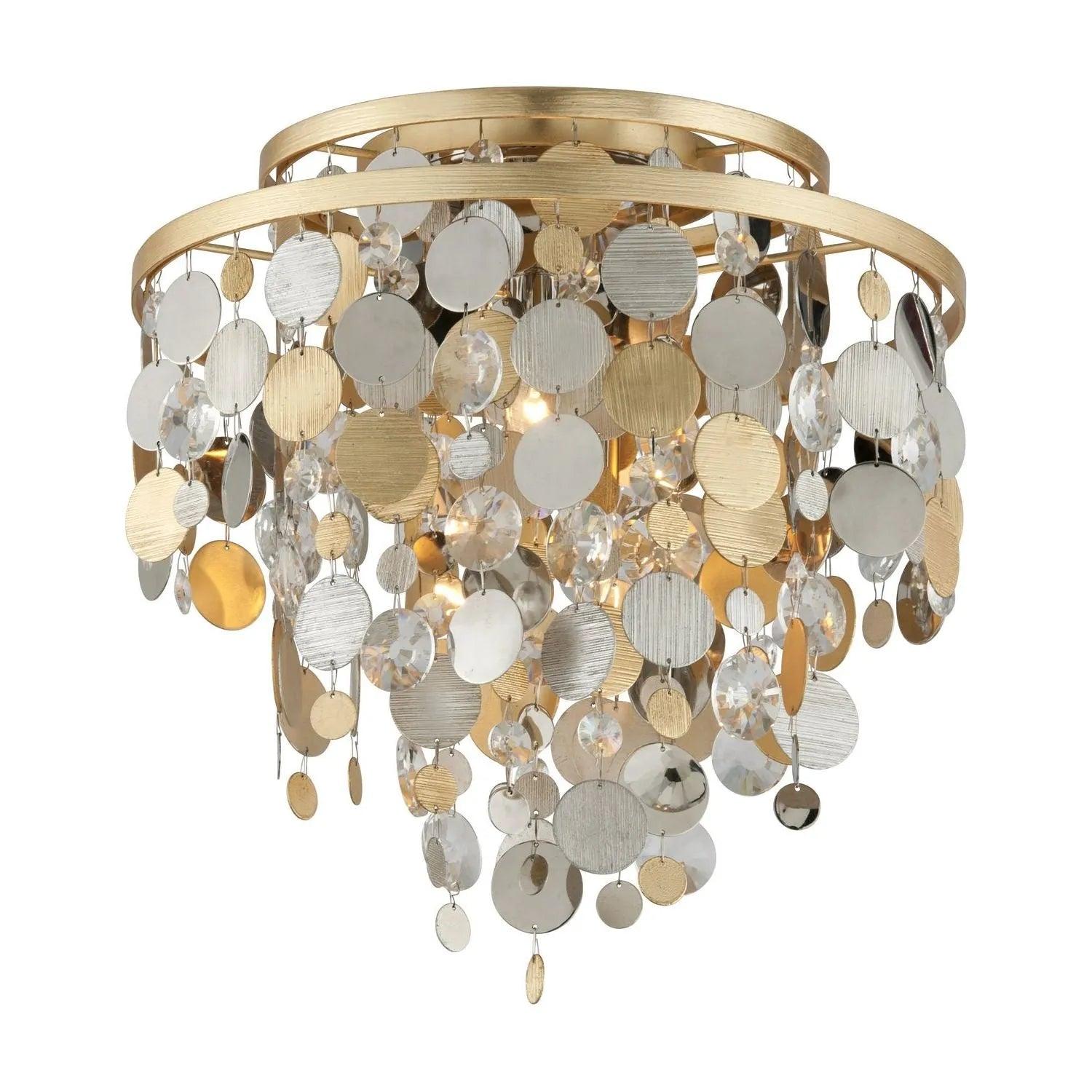 Corbett Lighting - Ambrosia Flush Mount - 215-33-SL/GL/SS - Canada Light Shop